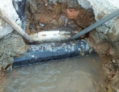 若羌测漏水之水管漏水